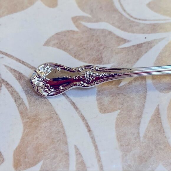 Mini Silver Spoon Brooch Pin 2.75” has Patent 2066969 on the back Gorgeous - Picture 8 of 8